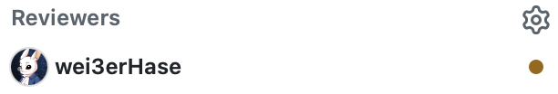 My review request